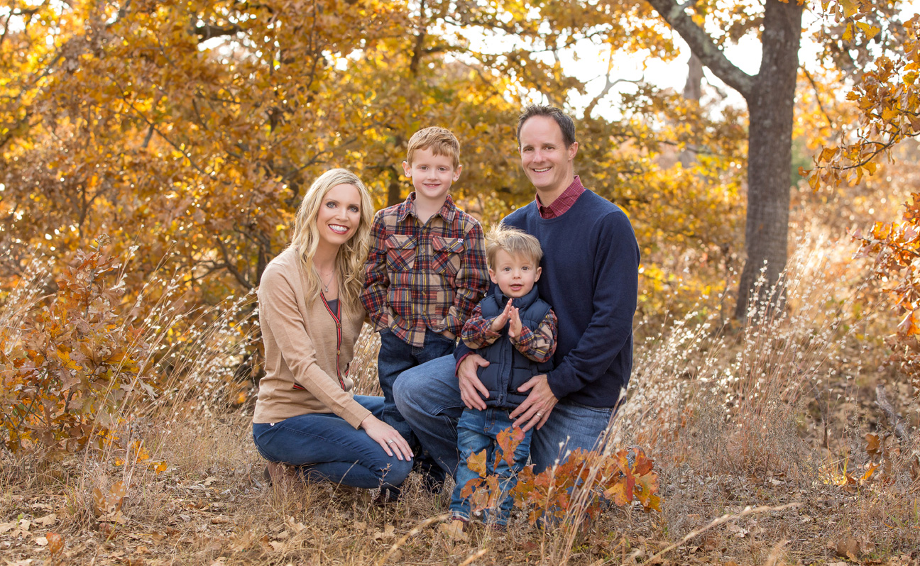 Tulsa Family Photographer Outdoor Fall Colors