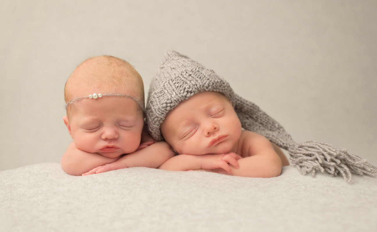 Tulsa Newborn Baby Twin Photography